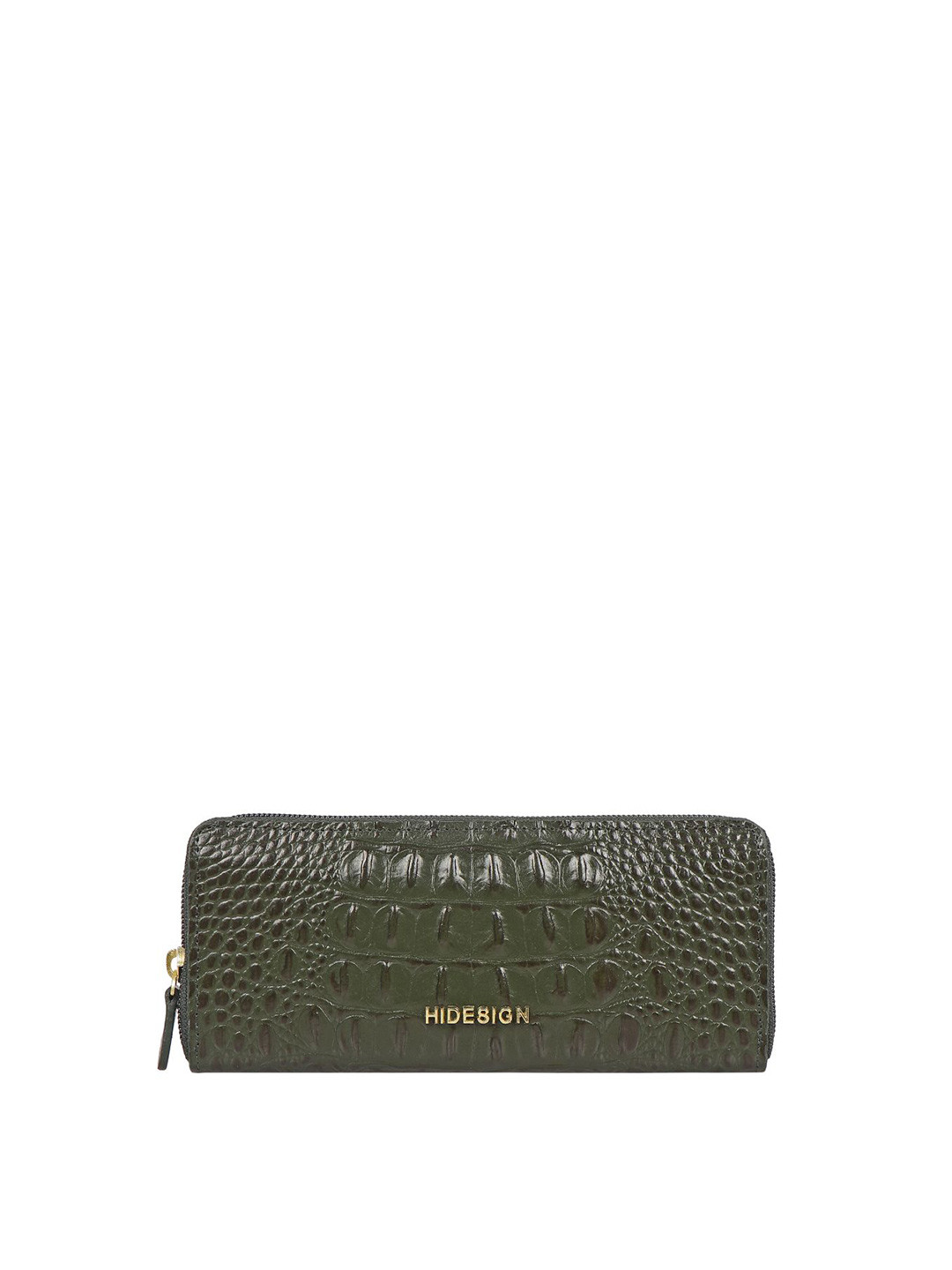 Hidesign Women Textured Leather Zip Around Wallet
