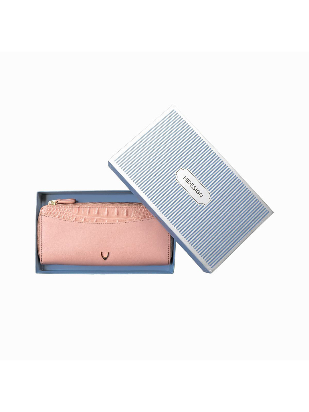 Hidesign Animal Textured Zip Around Wallet