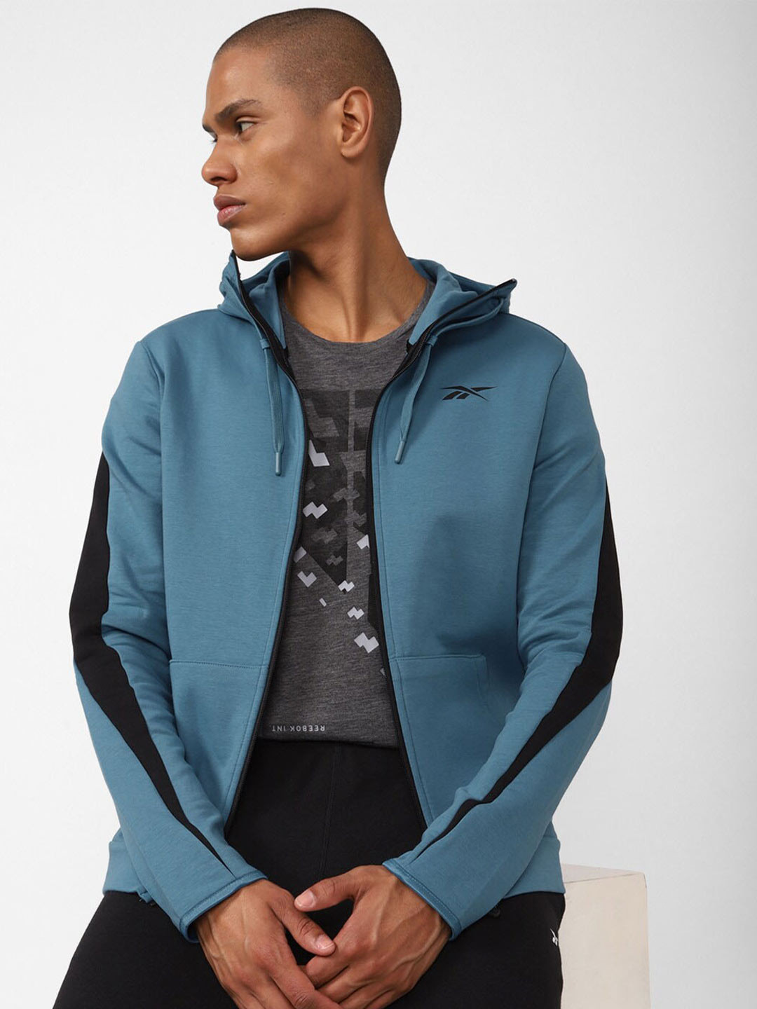 Reebok Men Dream Blend FZ Sporty Jacket