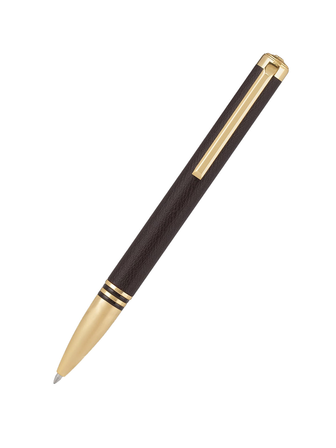 Lapis Bard Brown Torque Artis Leather Ballpoint Pen