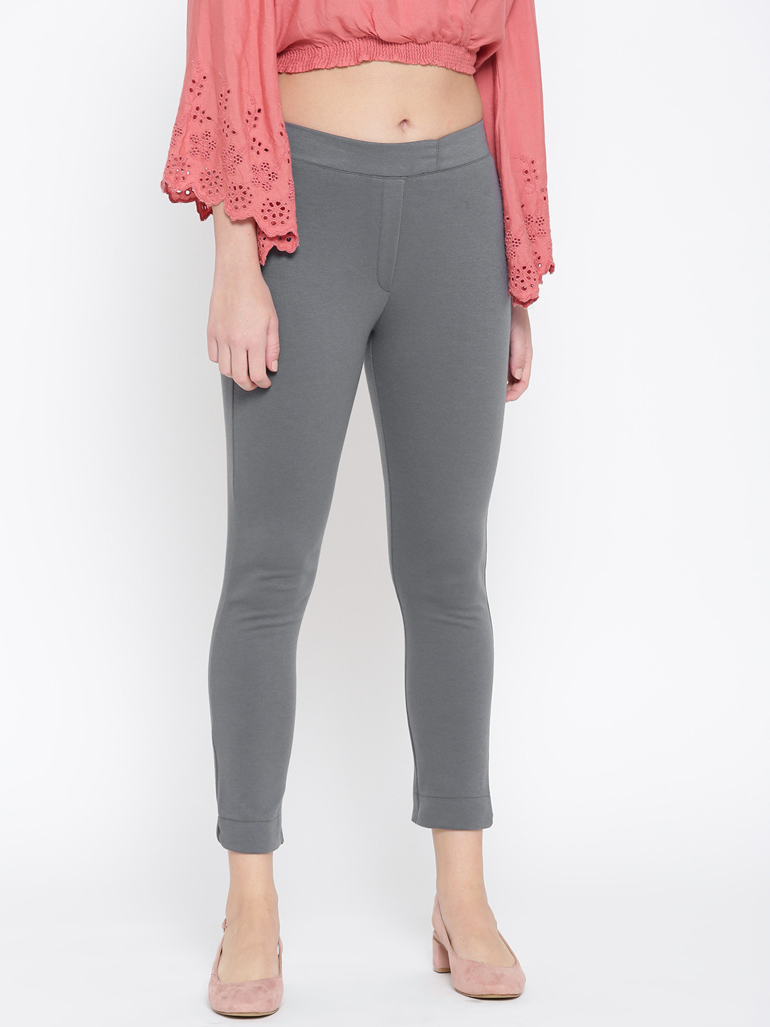 AURELIA Grey Cropped Treggings