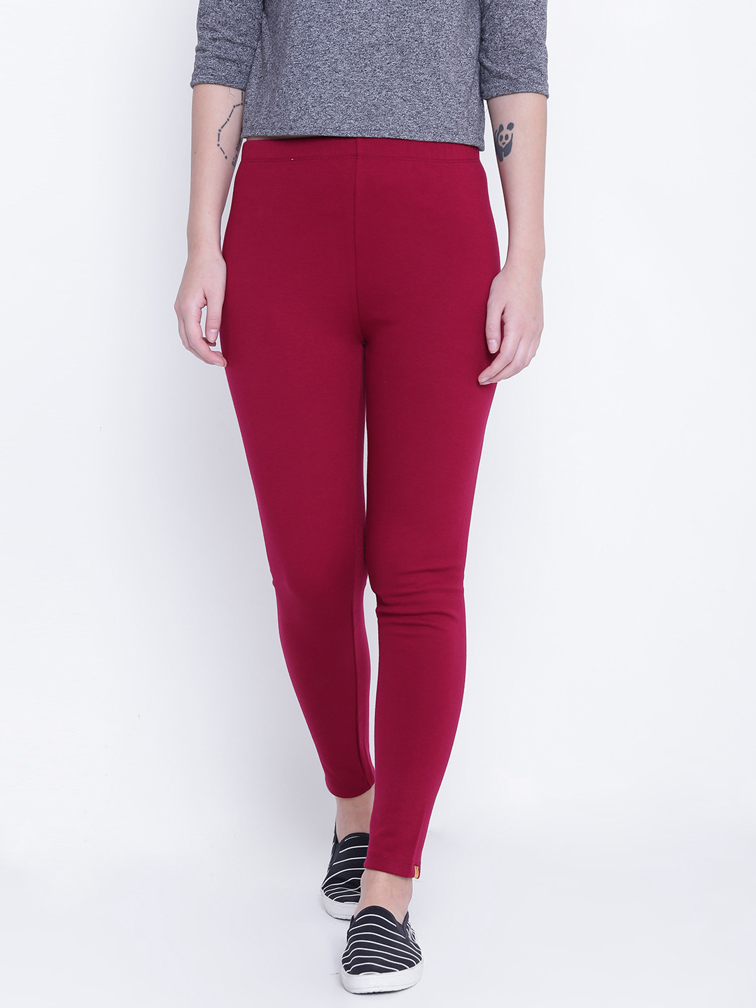 AURELIA Maroon Leggings