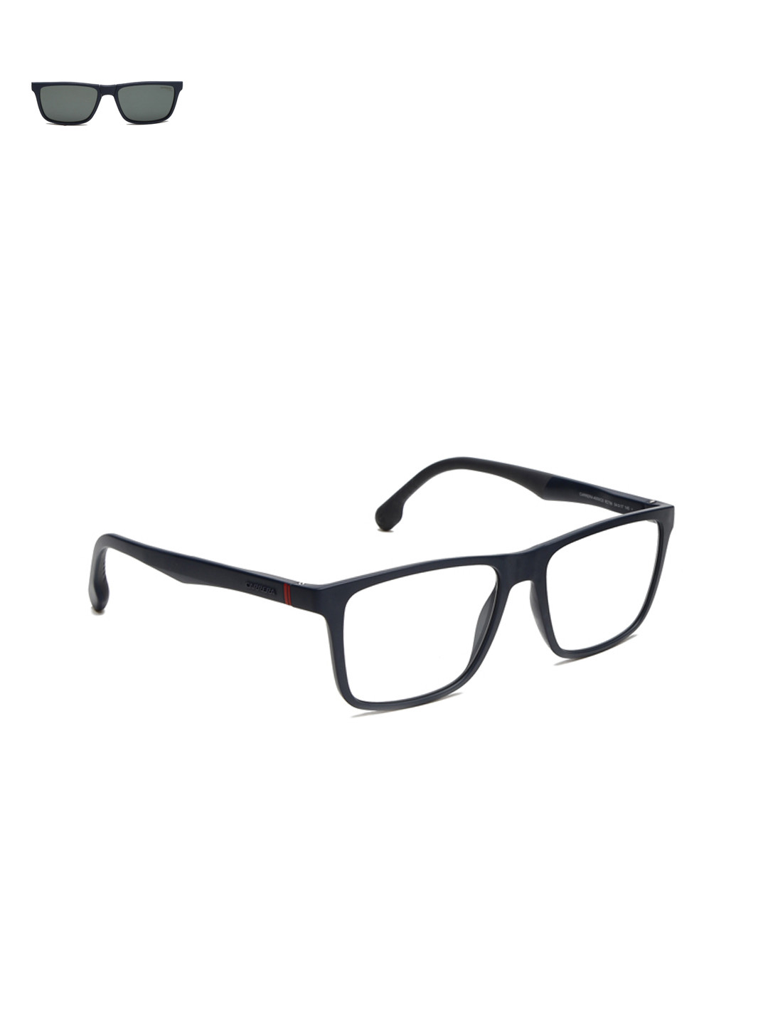 Carrera Unisex Square Sunglasses with Detachable Sunglasses 4009/CS 807 54UC