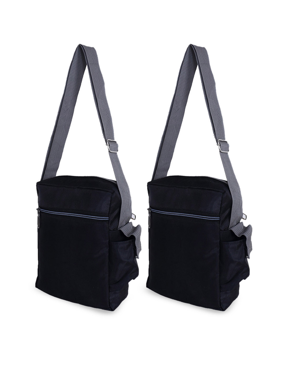 Kuber Industries Pack Of 2 Leather Crossbody Messenger Bag