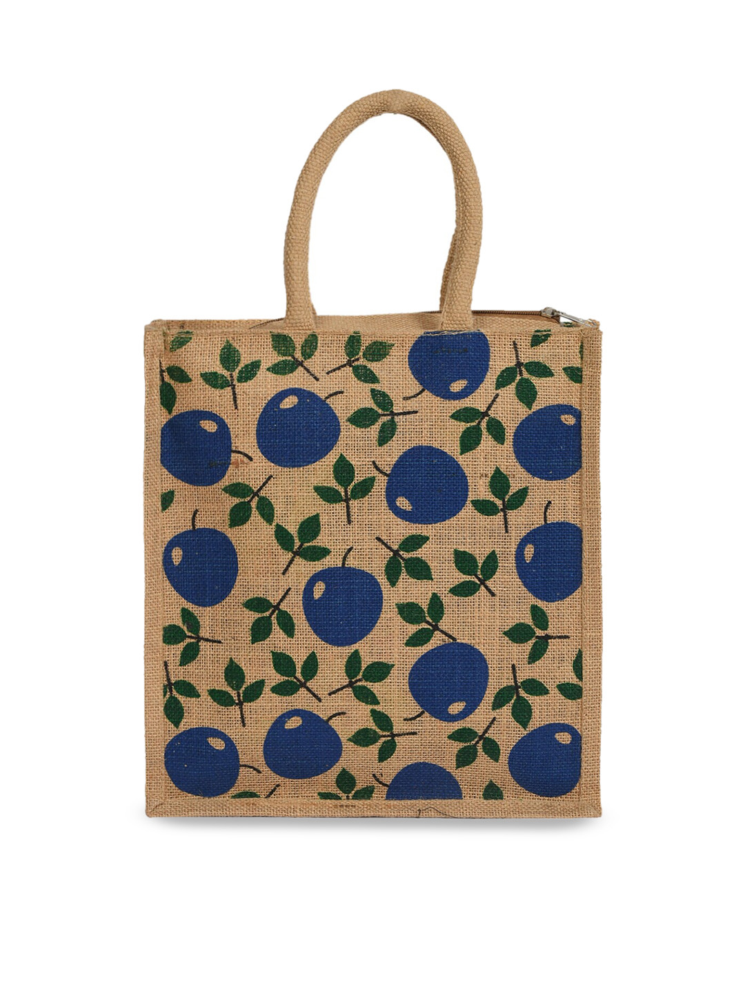 Kuber Industries Graphic Printed Shopper Jute Handheld Bag