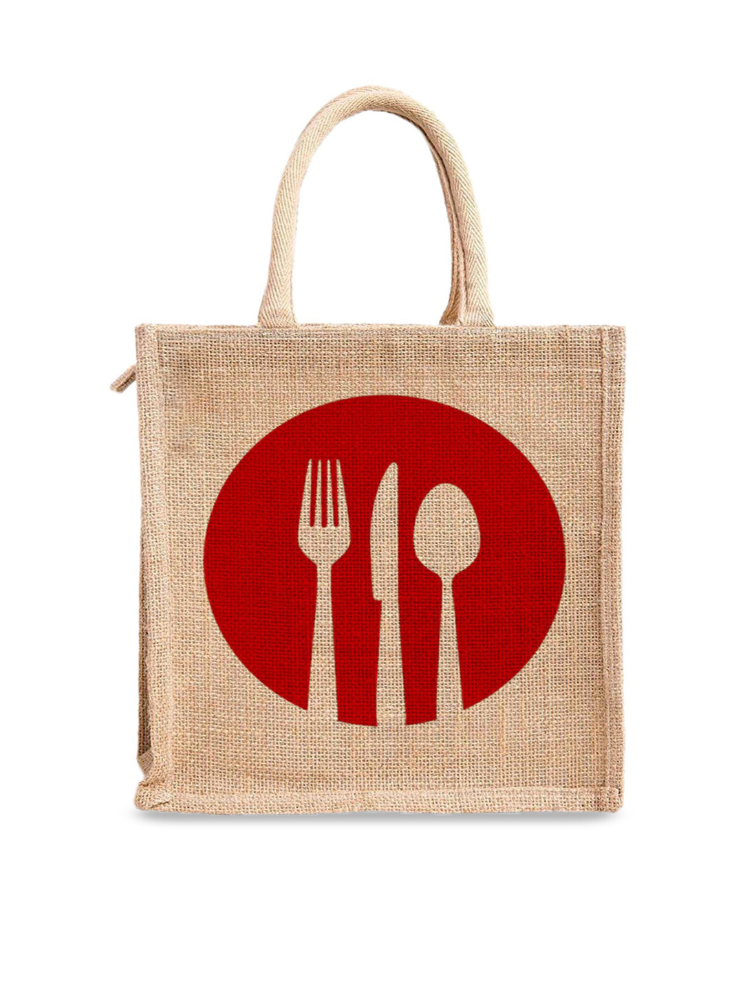 Kuber Industries Typography Printed Structured Handheld Bag