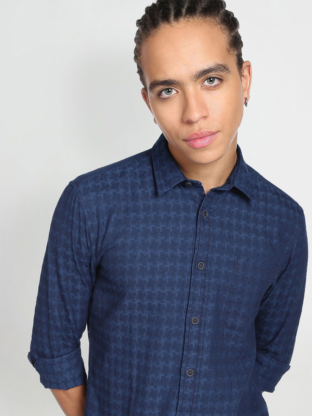 Flying Machine Cotton Slim Fit Casual Shirt