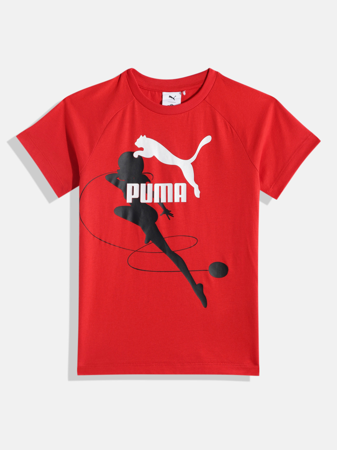 PUMA X MIRACULOUS Kids Graphic Printed Pure Cotton T-shirt