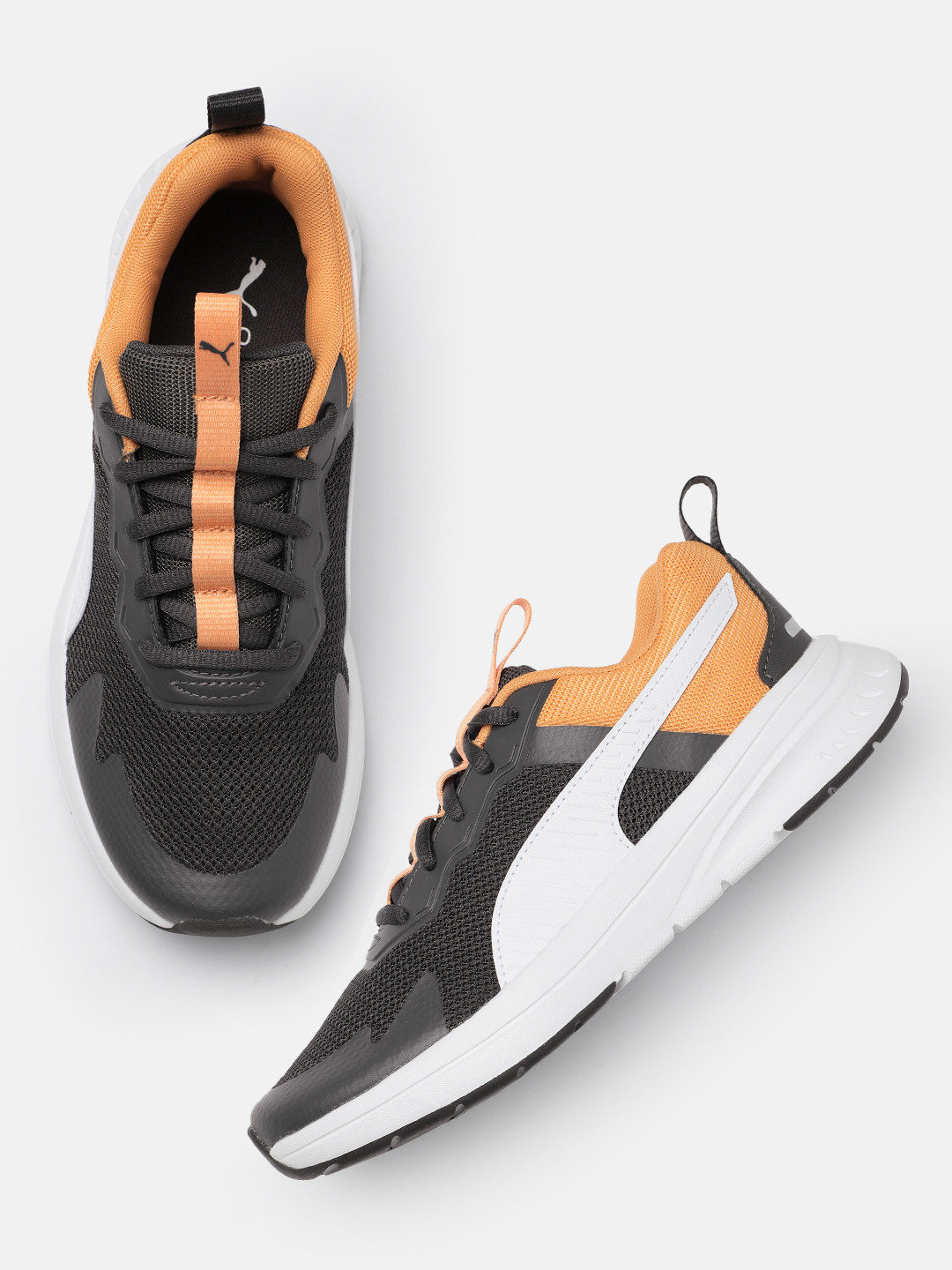 Puma Unisex Kids Colourblocked Evolve Mesh Youth Running Shoes