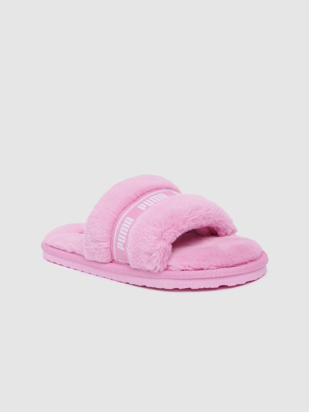 Puma fluffy slides india best sale