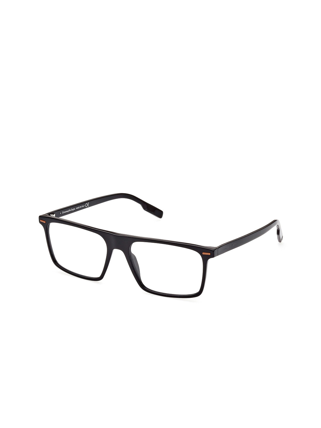 Ermenegildo Zegna Men Acetate Full Rim Rectangle Frames