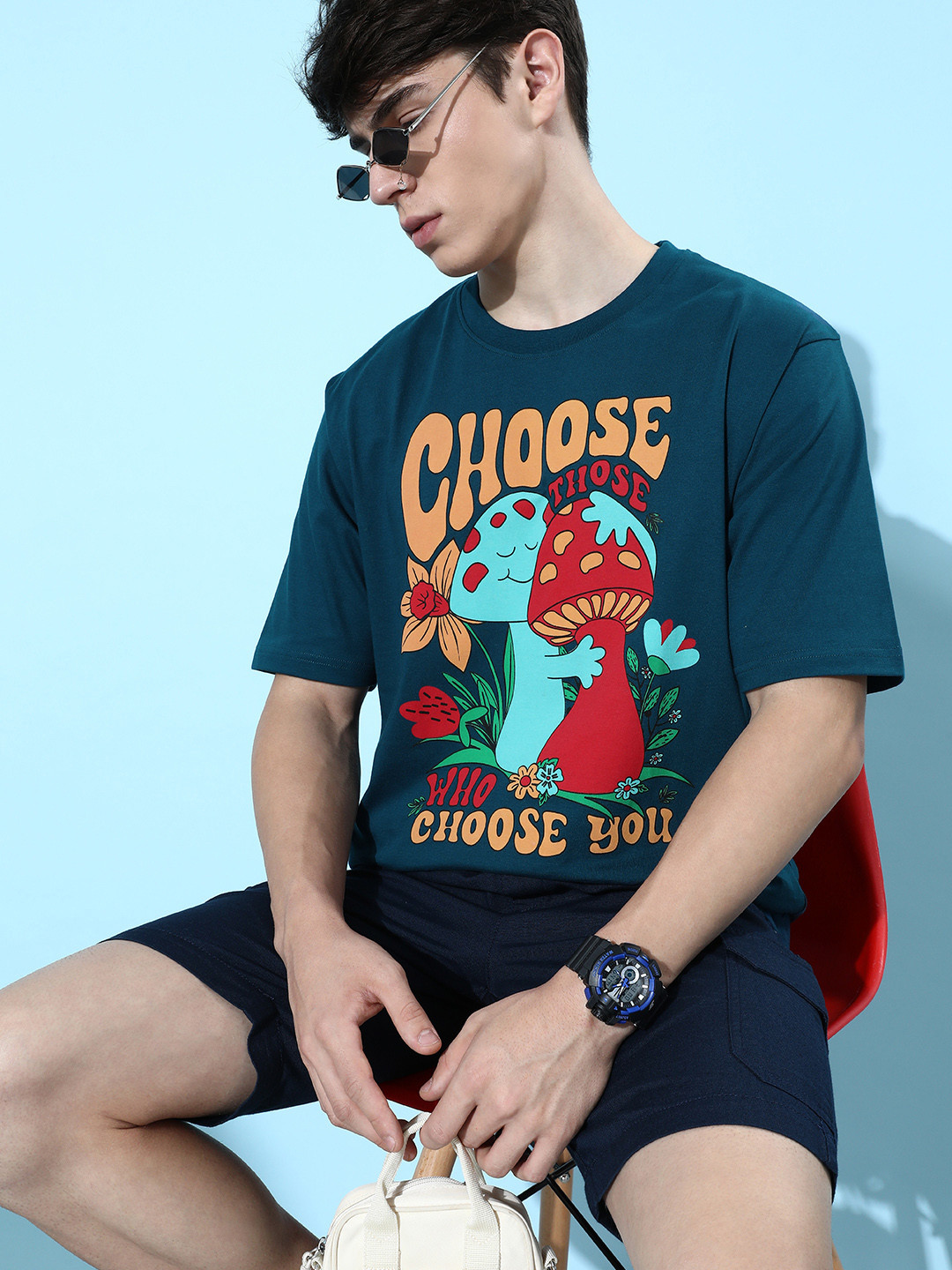 DILLINGER Graphic Printed Oversized T-shirt