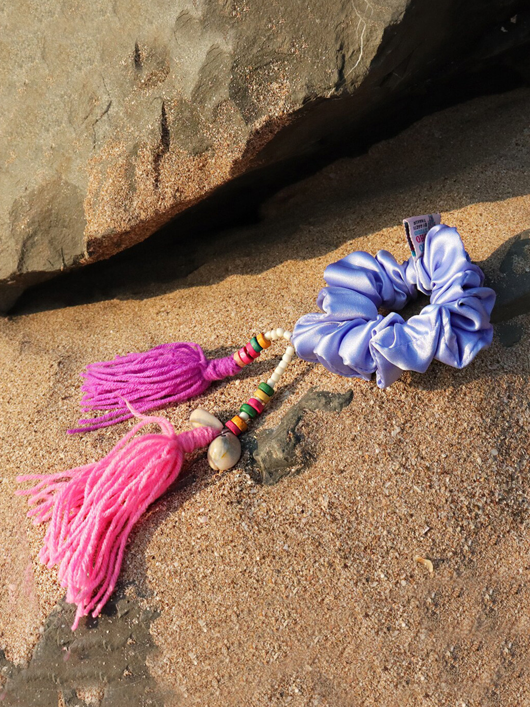 Soho Boho Studio Women Beaded & Tassel Ponytail Holders