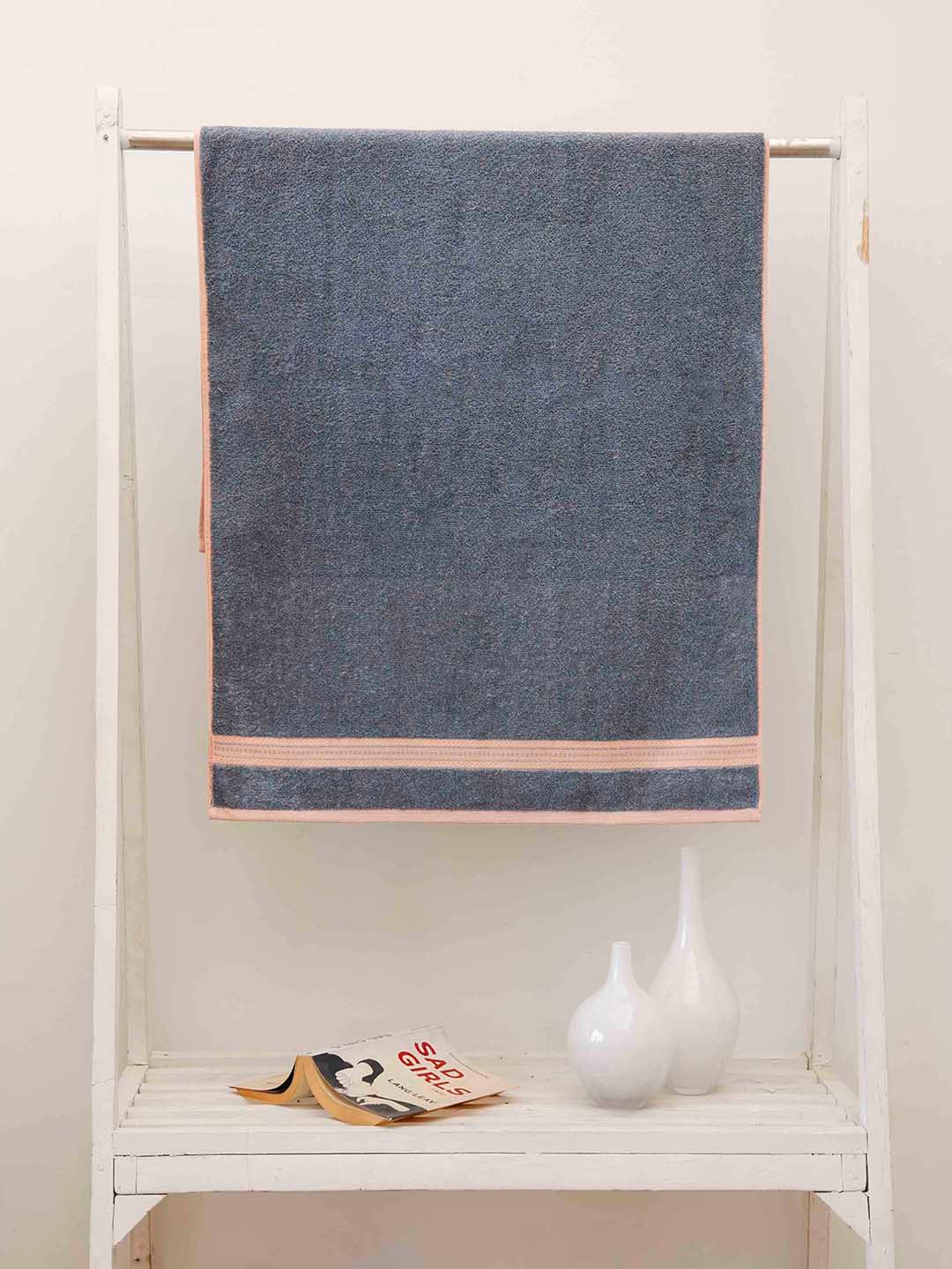 Ariana Luxury Grey 500 GSM Cotton High Absorbant Bath Towel