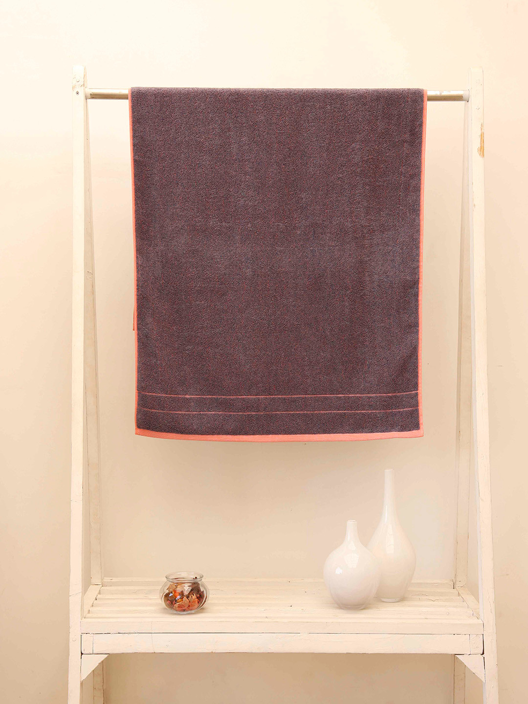 Ariana Luxury Grey 500 GSM High Absorbet Cotton Bath Towel