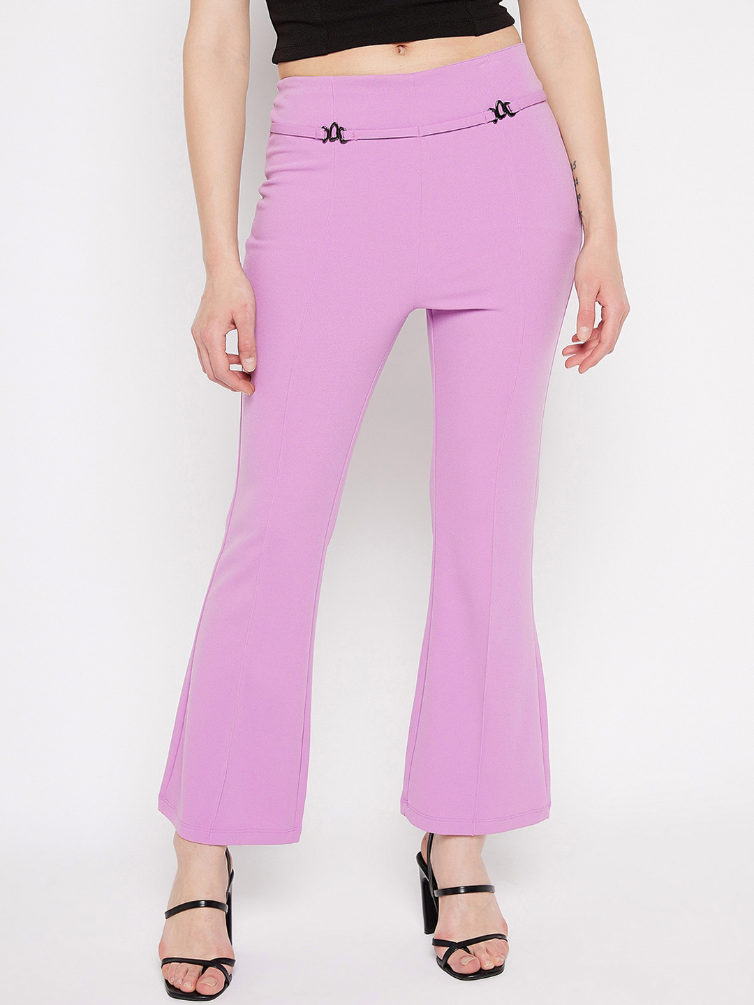 Madame Women Mauve Trousers