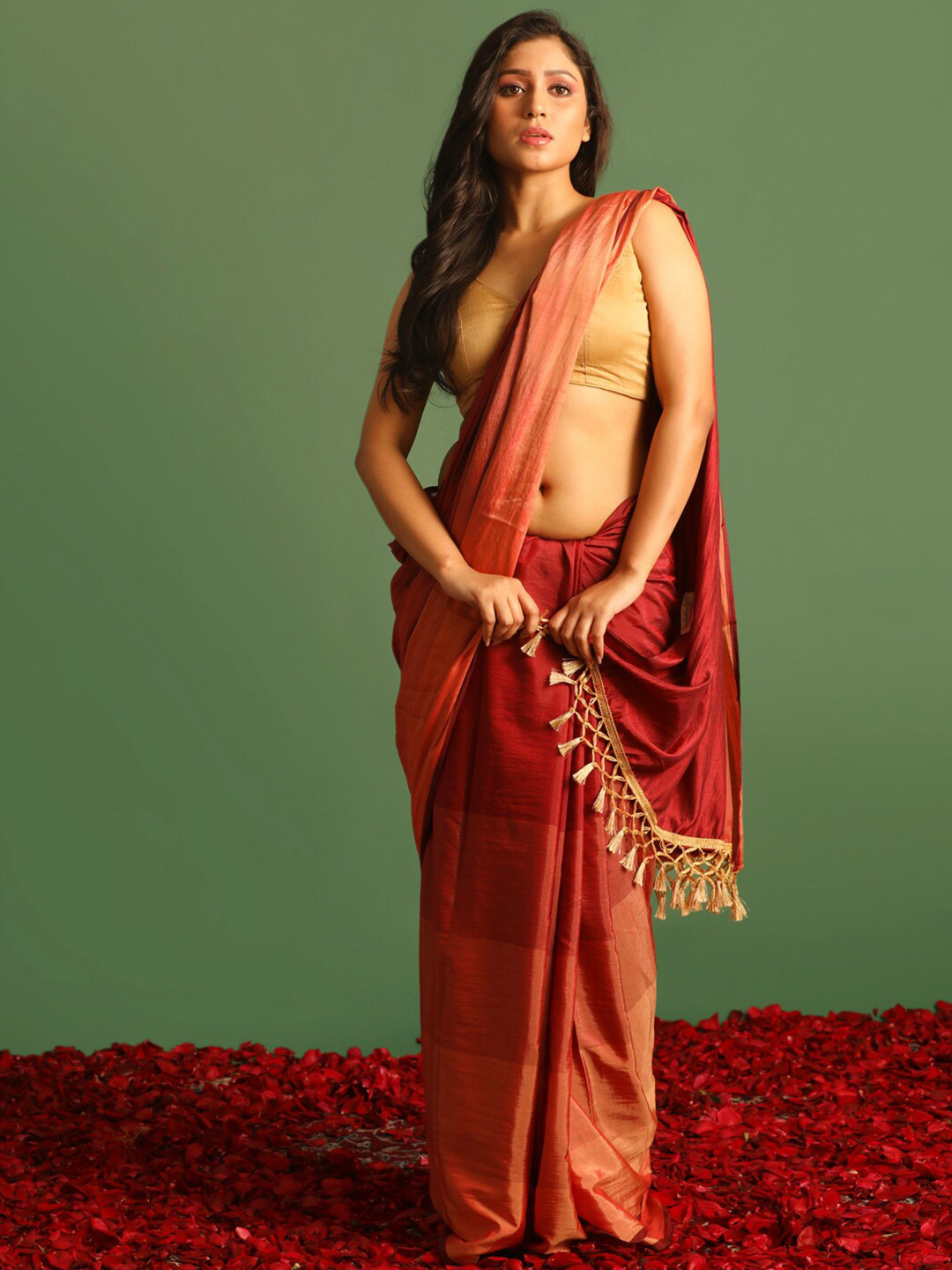 Saranee Poly Georgette Saree