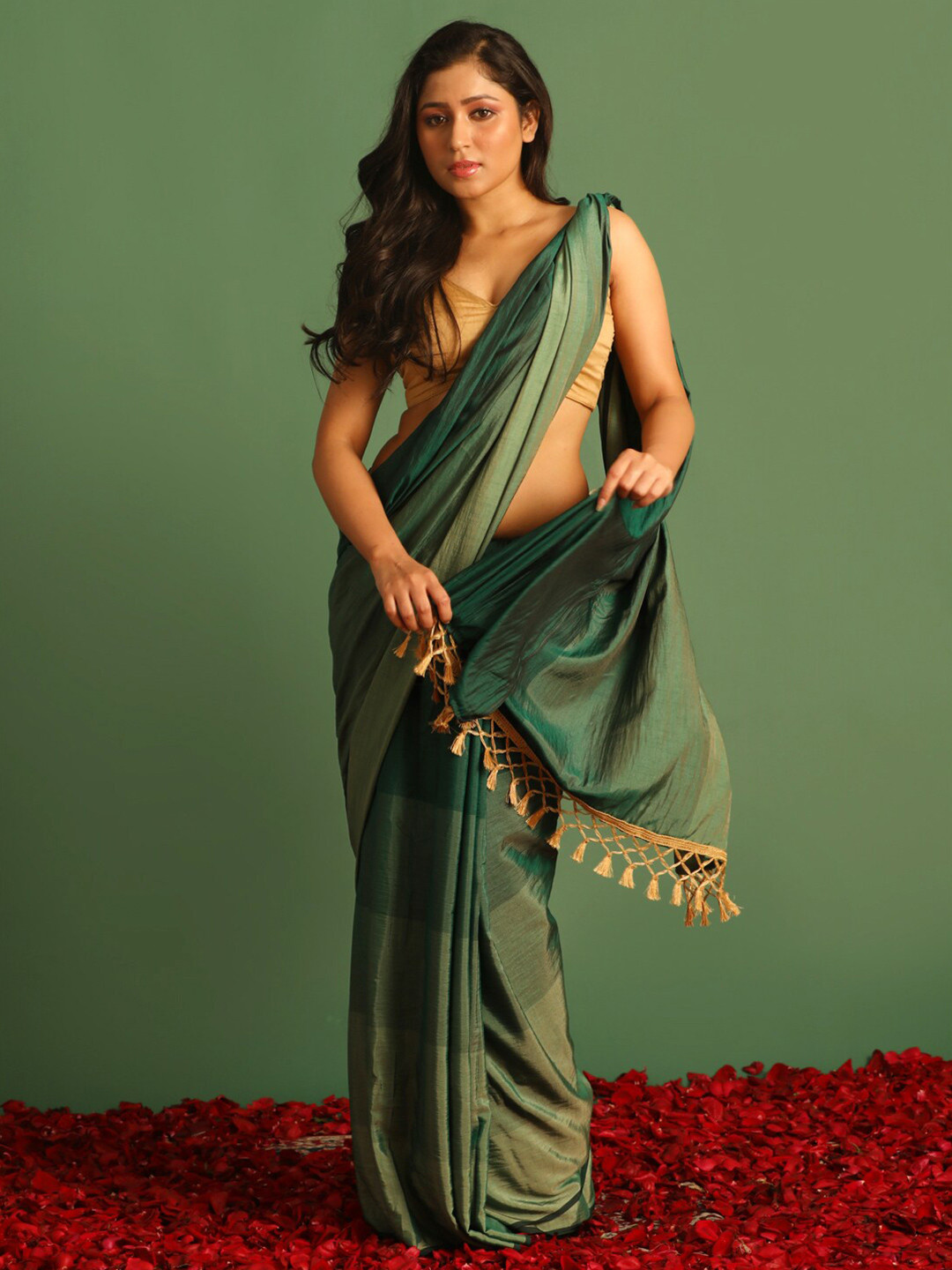 Saranee Poly Georgette Saree