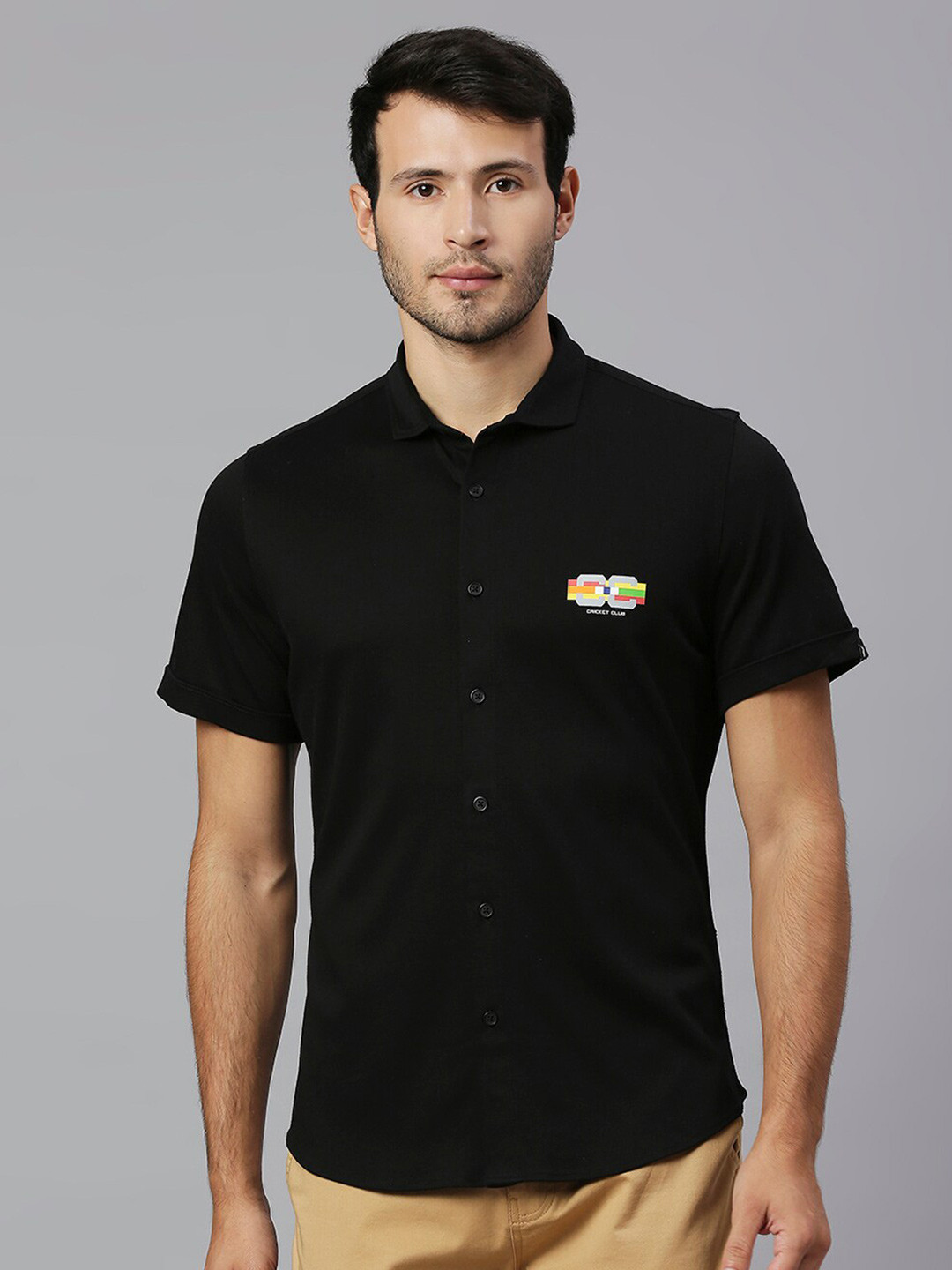 Thomas Scott Cricket Club Collection Classic 4 Way Stretch Slim Fit Casual Shirt