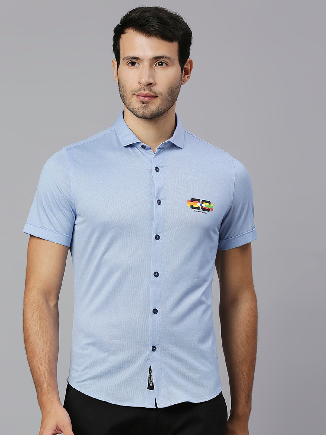 Thomas Scott Cricket Club Collection Classic 4 Way Stretch Slim Fit Casual Shirt