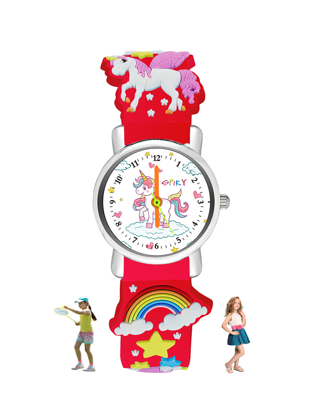 Spiky SPKEVA9_UNI_ Unisex Kids Straps Analogue Watch
