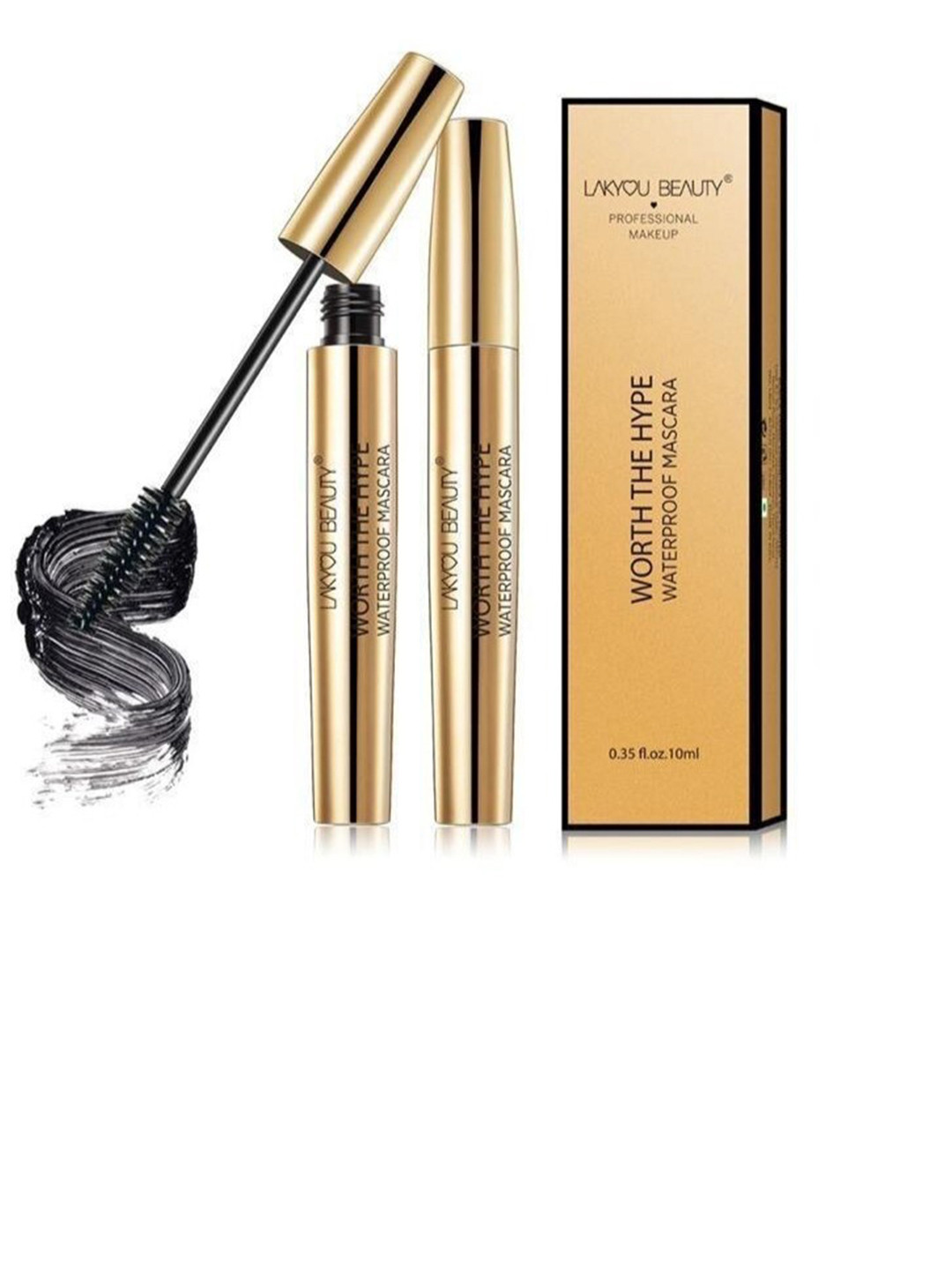 LAKYOU BEAUTY Worth The Hype Waterproof Mascara 10 ml - Black