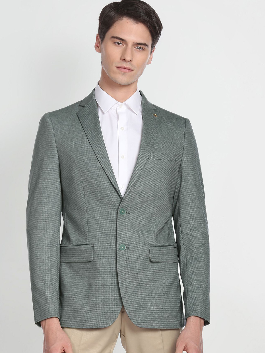 Arrow Slim-Fit Single-Breasted Formal Blazer