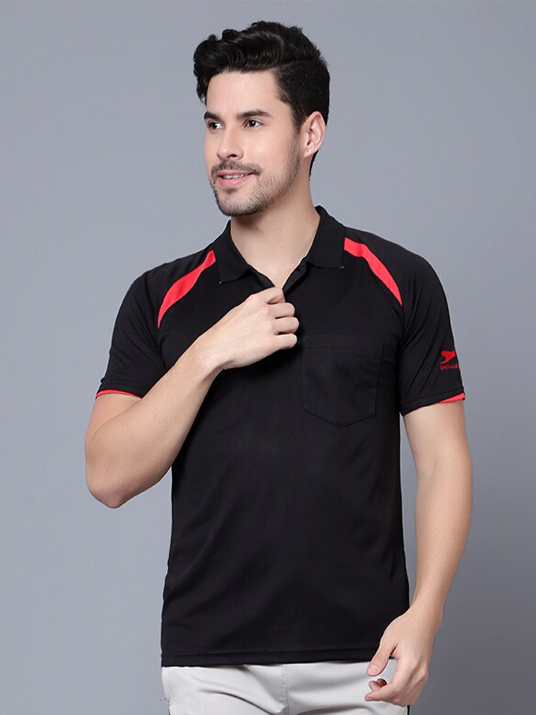 Shiv Naresh Polo Collar 3D Chassis T-shirt