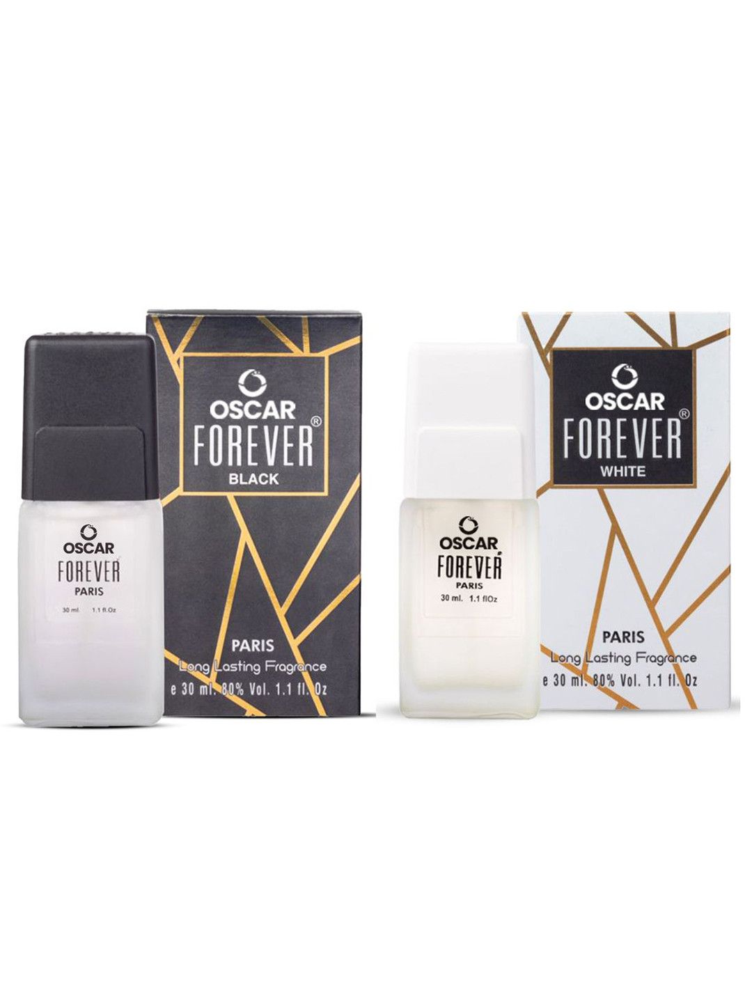 OSCAR Forever Set of Black & White Long Lasting Perfume - 30 ml Each