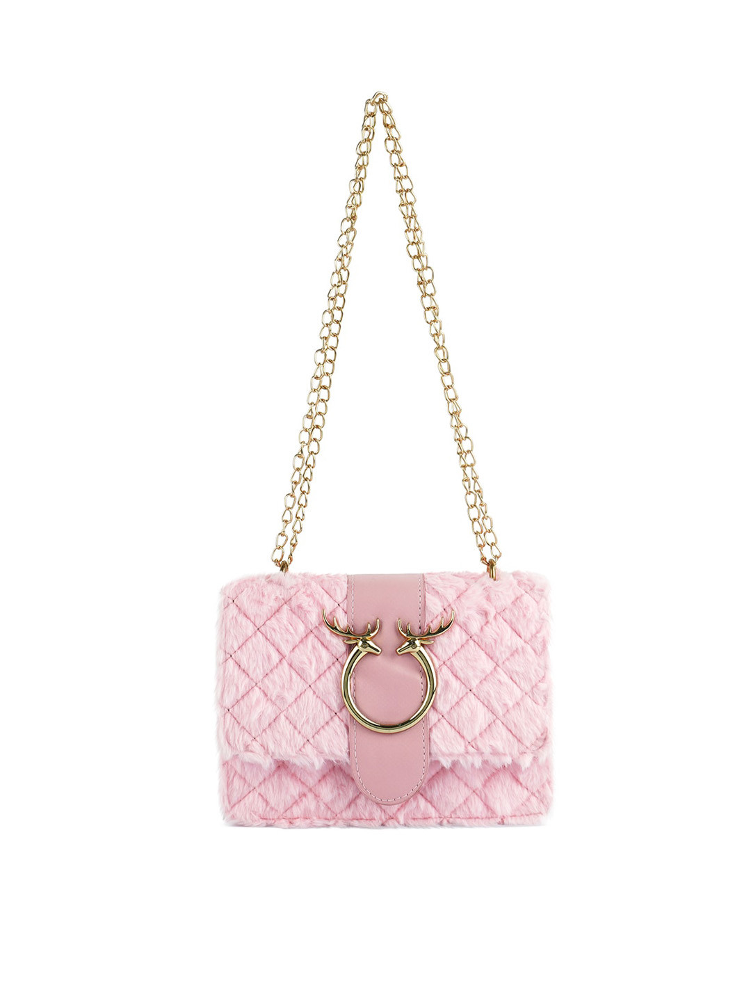London Rag Quilted Textured Structured Sling Bag