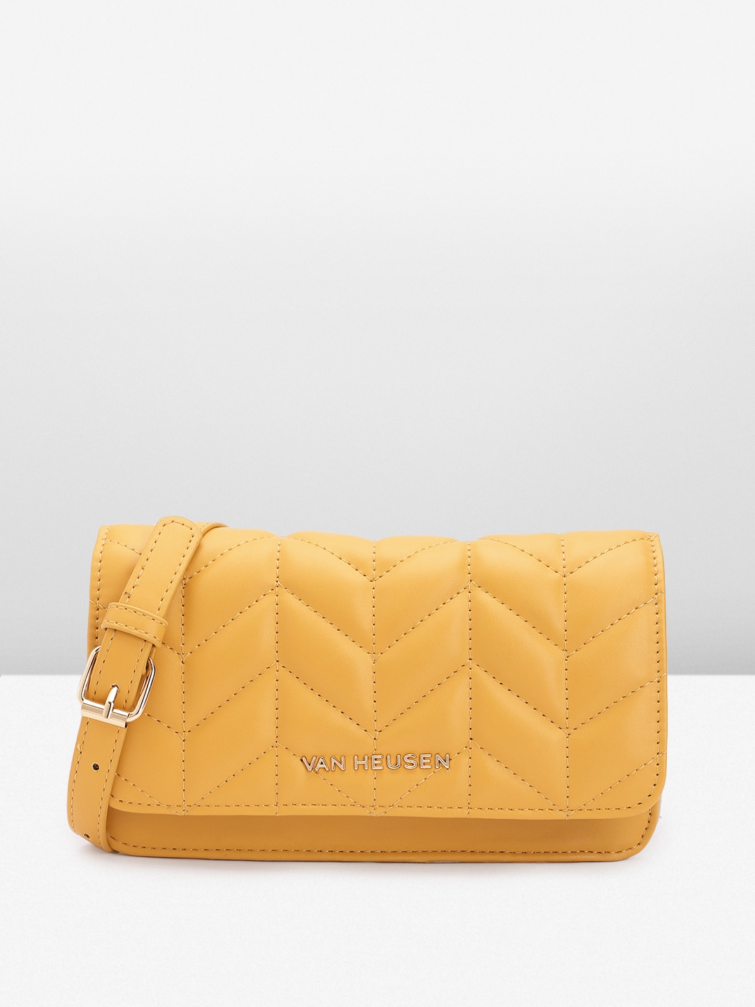 VAN HEUSEN Yellow Sling Bag Sling Bags Yellow - Price in India