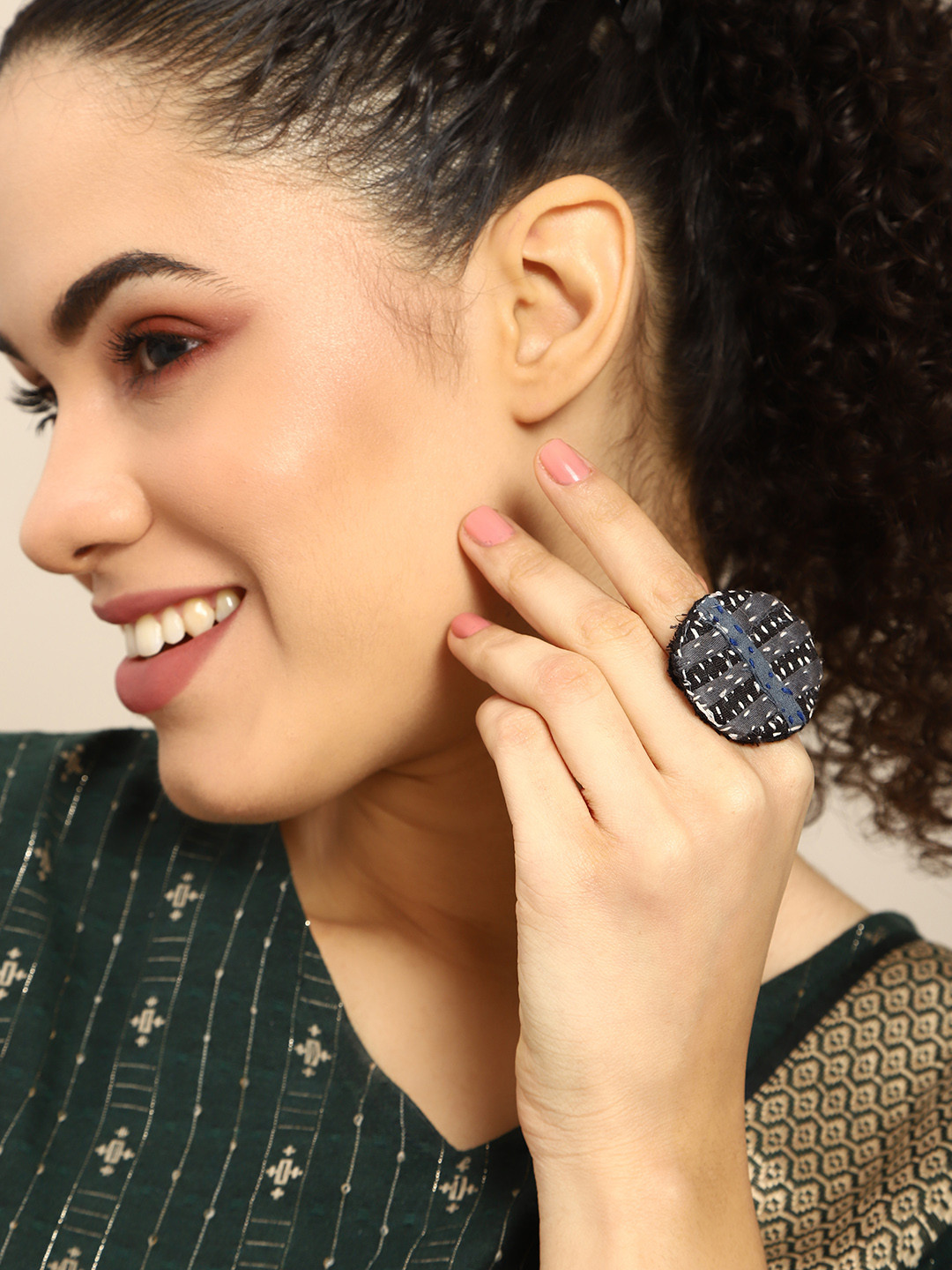 Taavi Handcrafted Adjustable Finger Ring