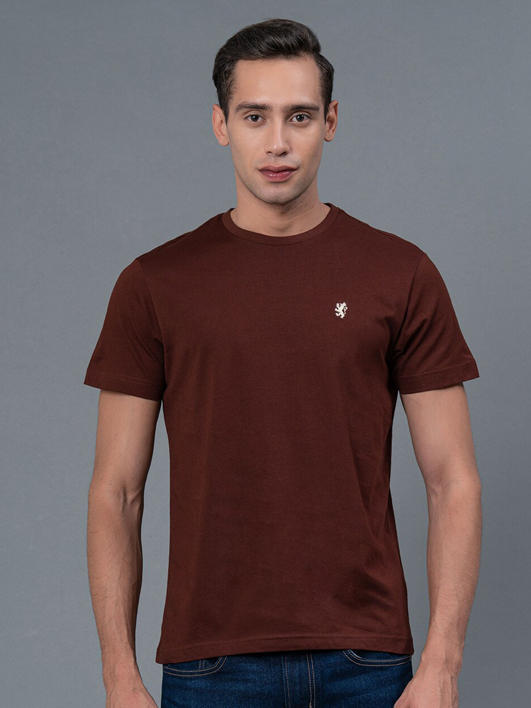 Red Tape Round Neck Pure Cotton T-shirt