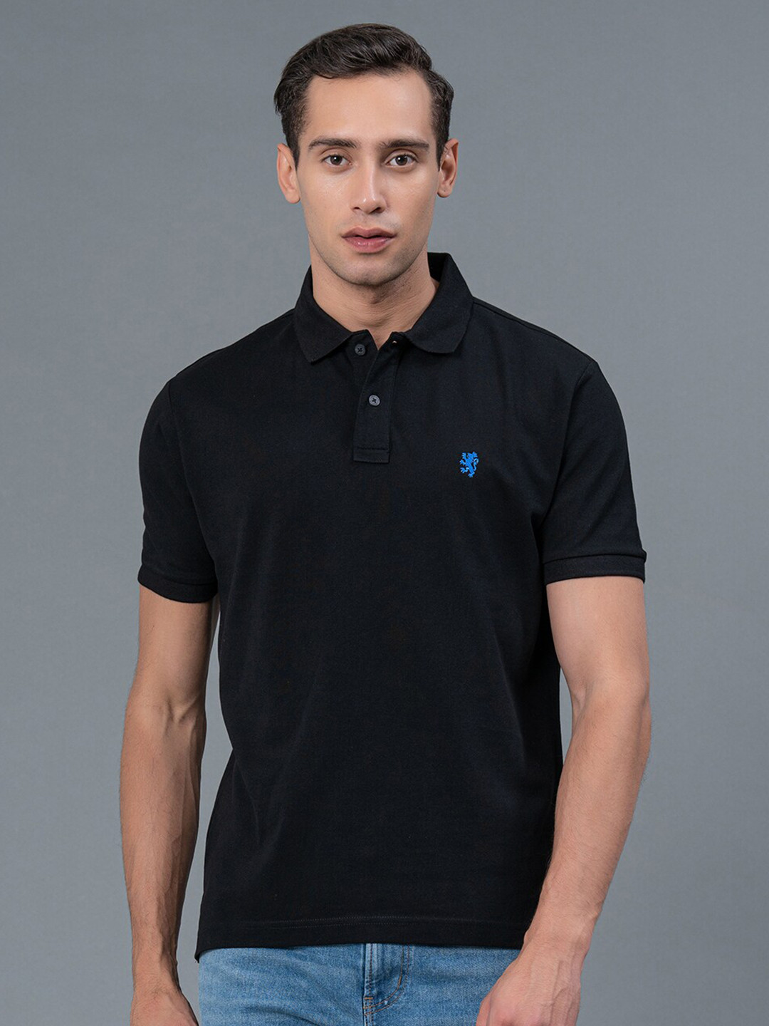 Red Tape Polo Collar Pure Cotton T-Shirt