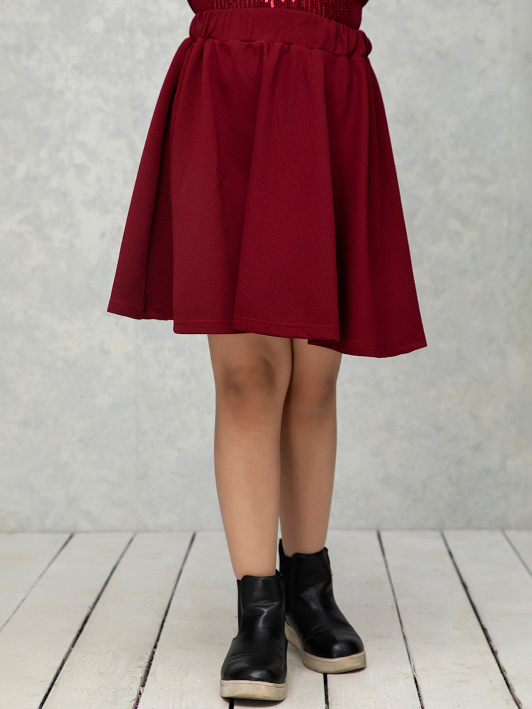 NEUDIS Girls Flared Mini Skirt