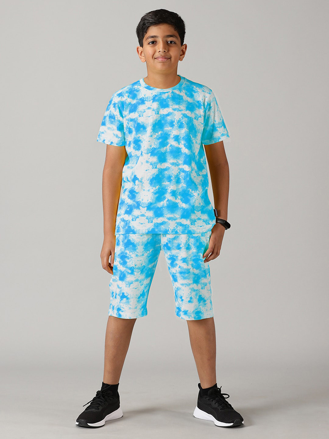 KiddoPanti Boys Tie And Dye Dyed T-shirt