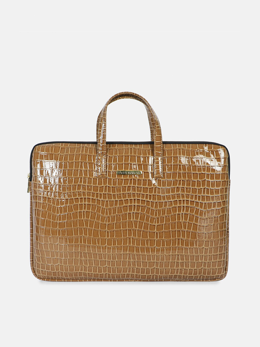 Bagsy Malone Textured Vegan Leather Laptop Bag