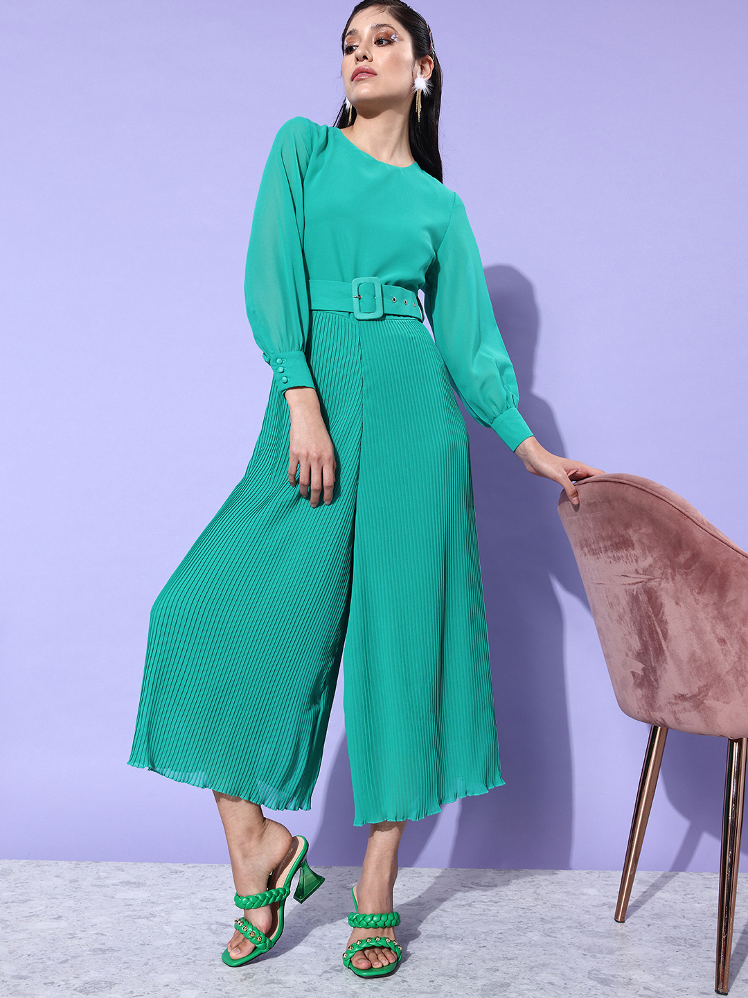 ANVI Be Yourself Culotte Jumpsuit with Applique