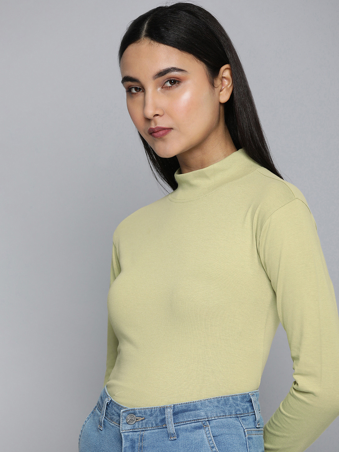 ether High Neck T-shirt