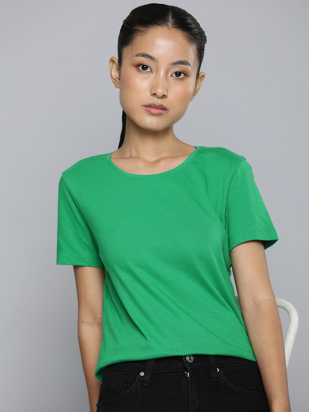 ether Solid Cotton T-shirt