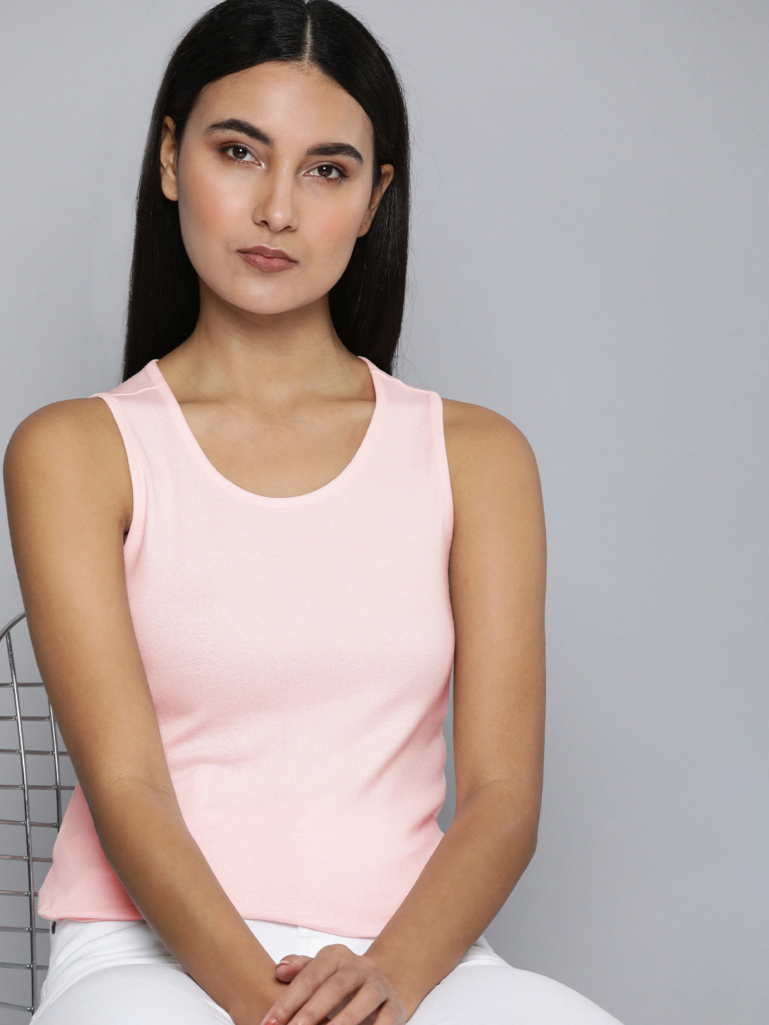ether Solid Regular Fit T-shirt