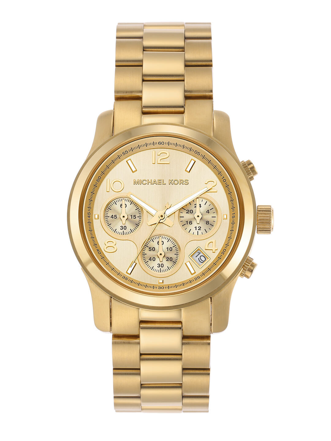 Michael Kors Women Stainless Steel Bracelet Style Analogue Multi Function Watch MK7323