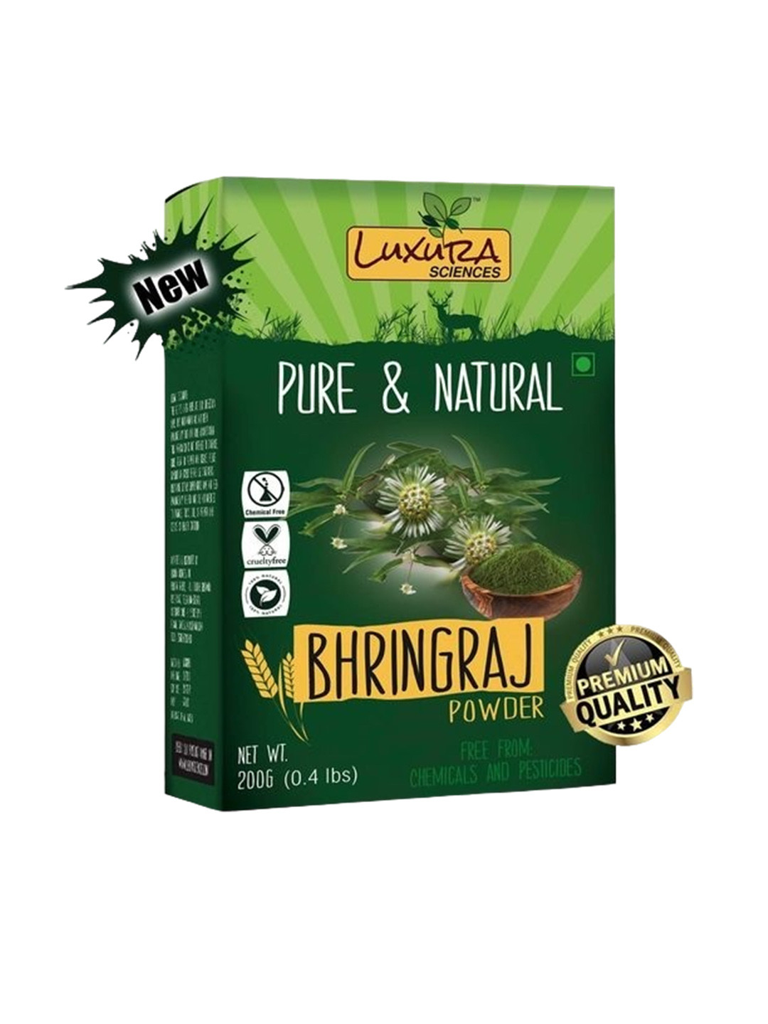 Luxura Sciences Natural Bhringraj Powder