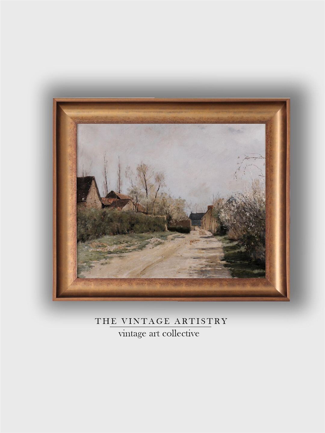 THE VINTAGE ARTISTRY Canvas Wall Square Paintings Wall Art - 18 x 14In