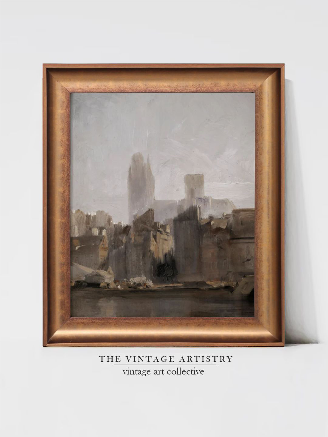 THE VINTAGE ARTISTRY Sunrise Canvas Wall Rectangle Paintings Wall Art -18 x 14In