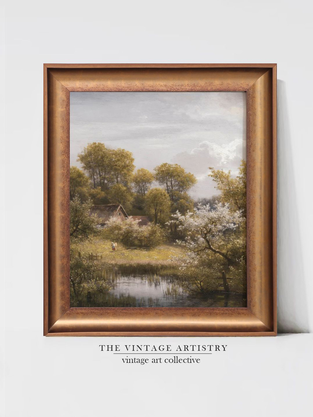 THE VINTAGE ARTISTRY Canvas Wall Square Paintings Wall Art - 14 x 18 In