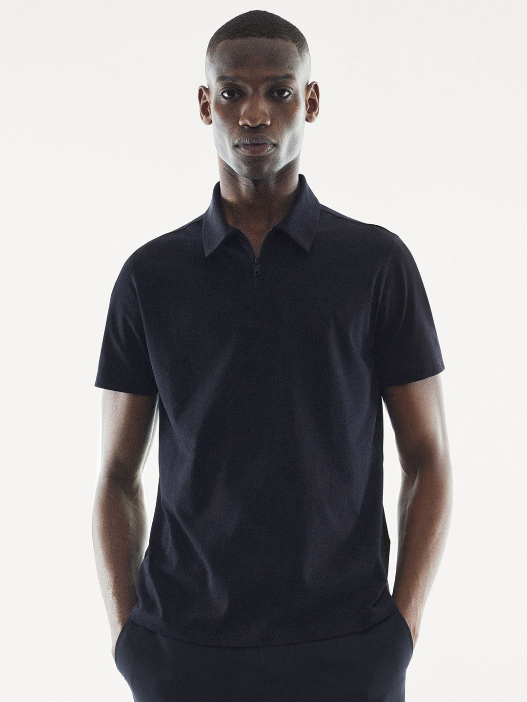 MANGO MAN Polo Collar T-shirt