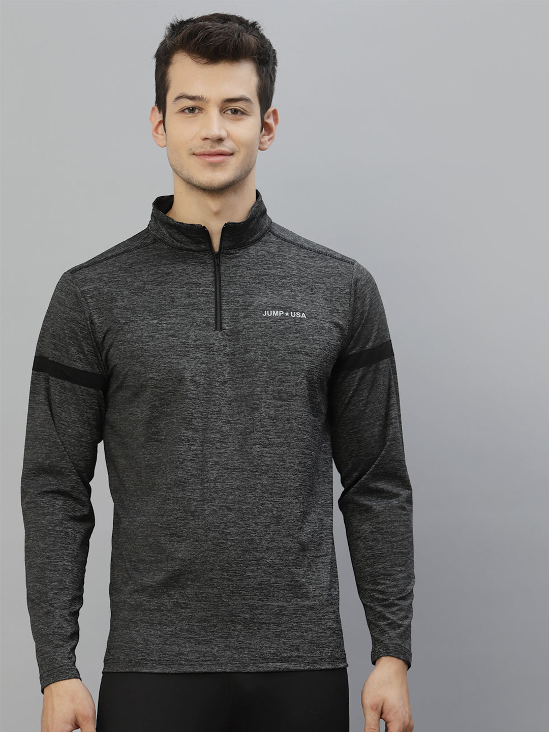 JUMP USA High Neck Long Sleeves Outdoor T-shirt