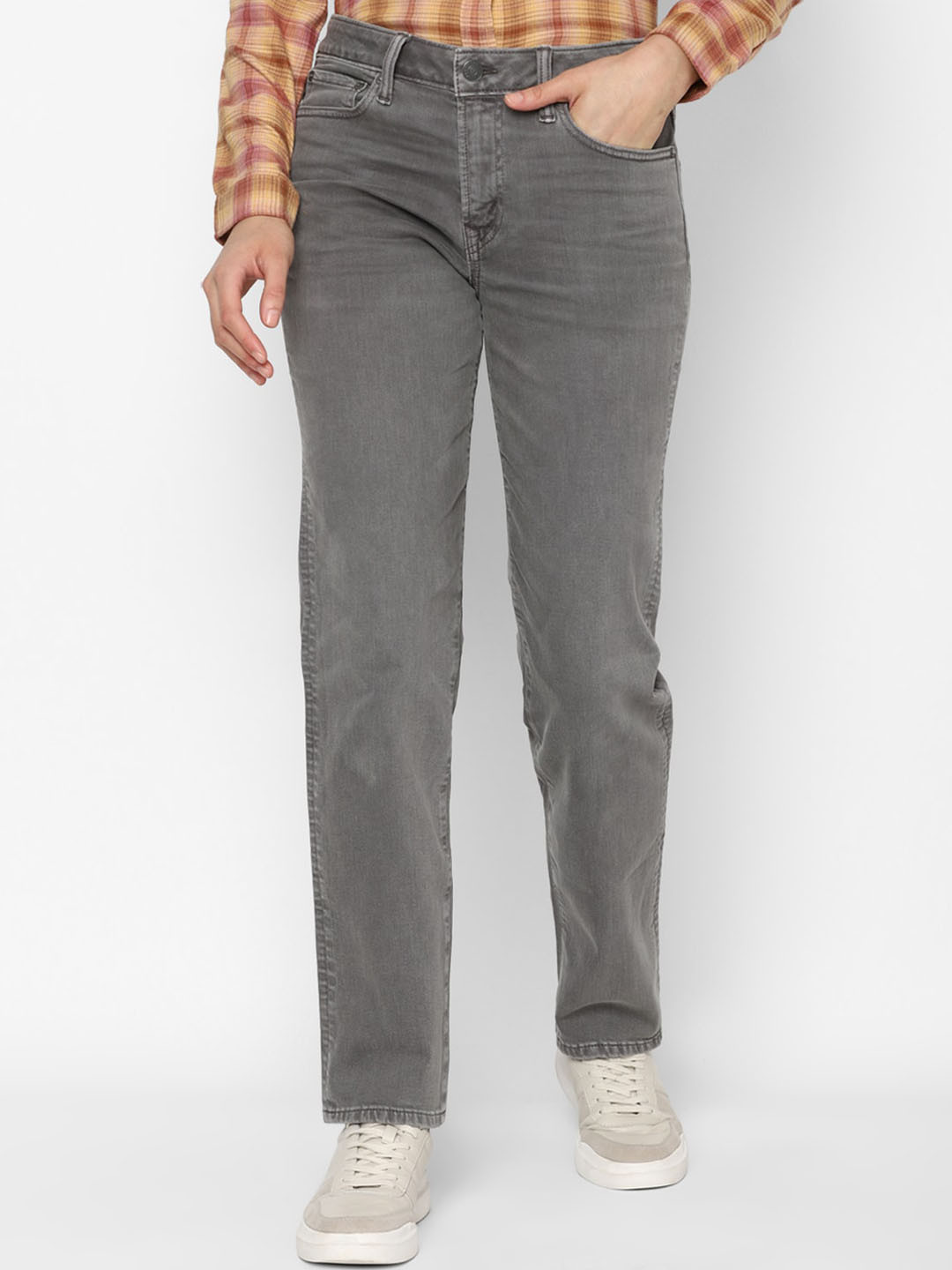 AMERICAN EAGLE OUTFITTERS Men Cotton Straight Fit Jeans