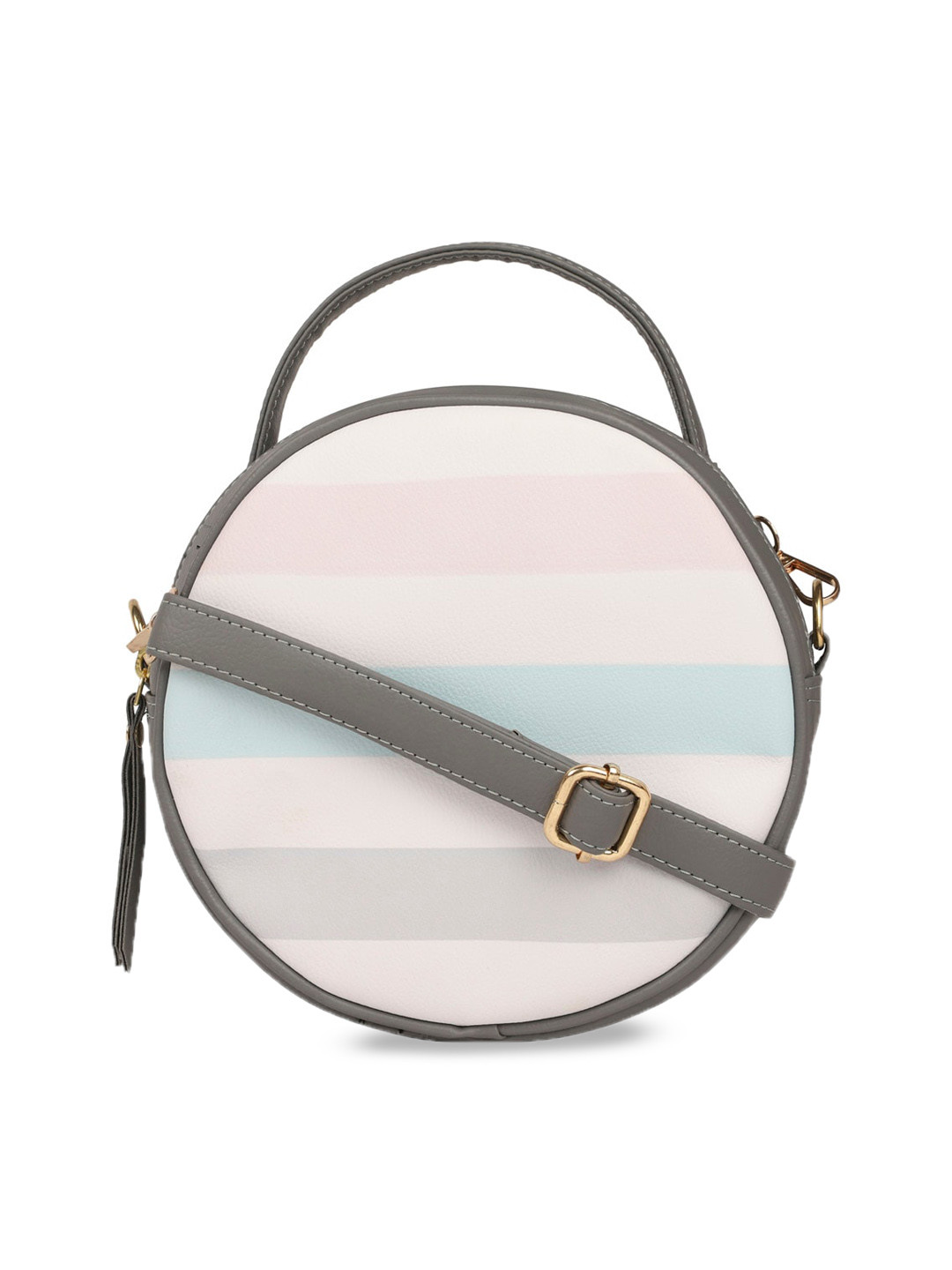Bagsy Malone Colourblocked PU Water Resistant Structured Sling Bag